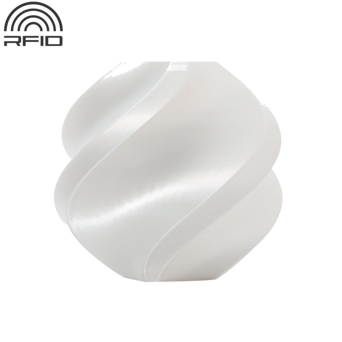 Filamento Bambu Lab PLA Silk+ blanco 