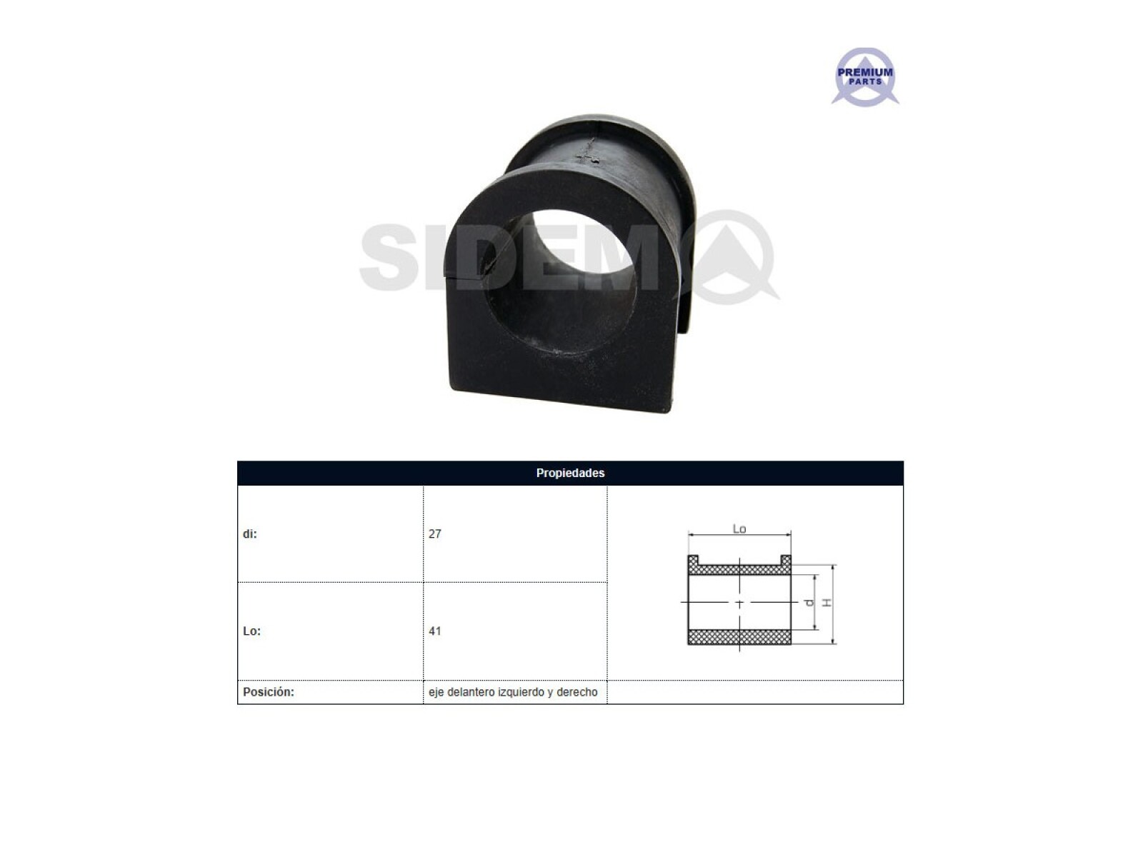 Buje Mitsubishi L200 01-06 Der/Izq 