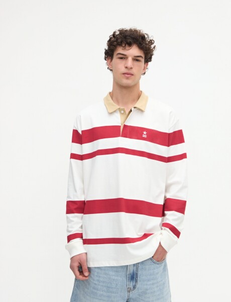 Remera polo Parsons Off white