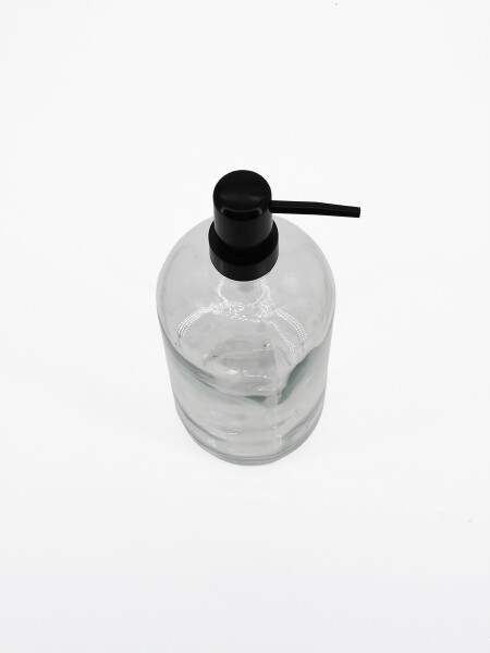DISPENSADOR DE JABON VIDRIO TRANSPARENTE