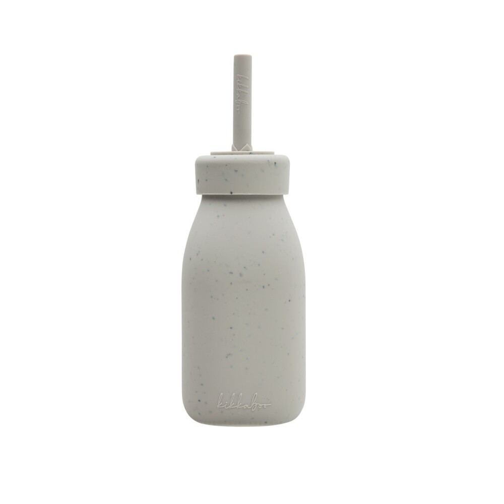 Botella con Sorbito Silicona Kikkaboo Beige