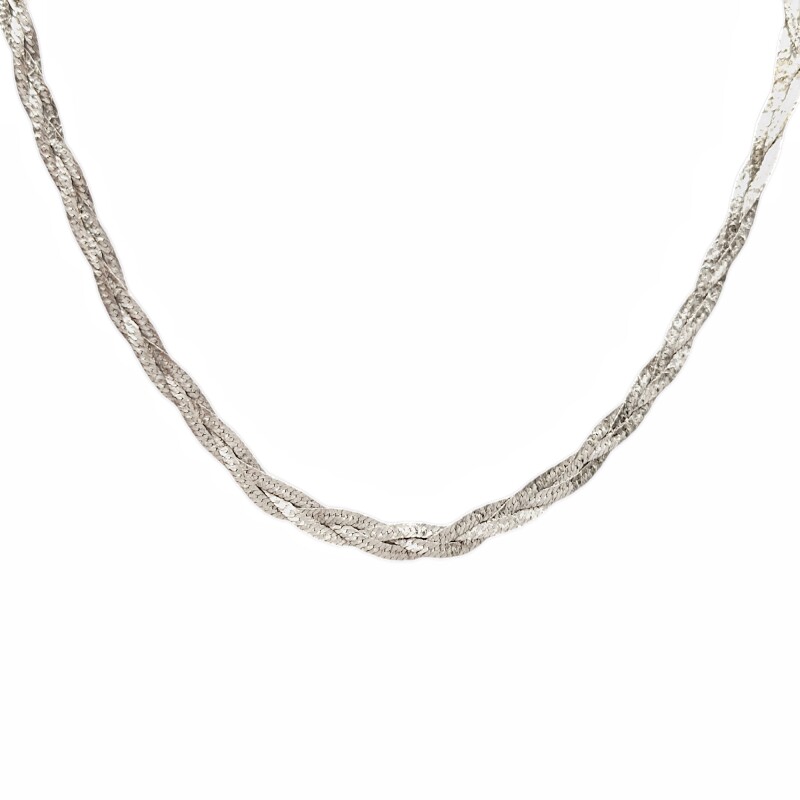 Cadena tejido trenzado - Plata 925 - Sin Piedra - CD3319 sinpiedra