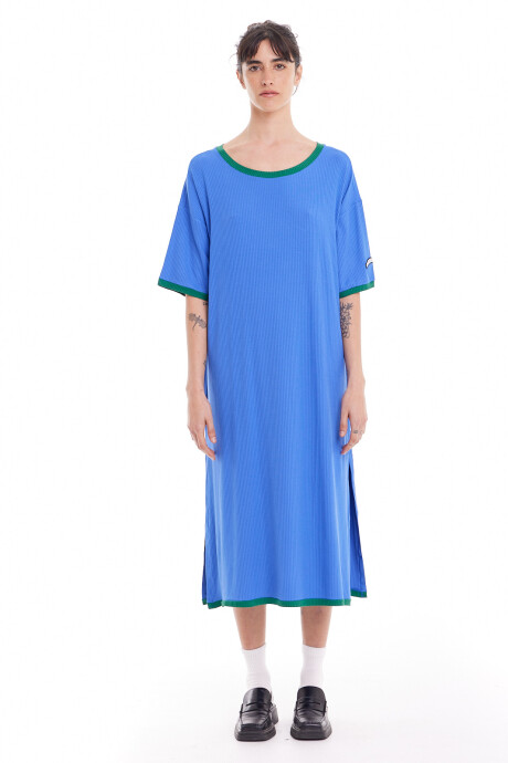 Vestido Pad Azul