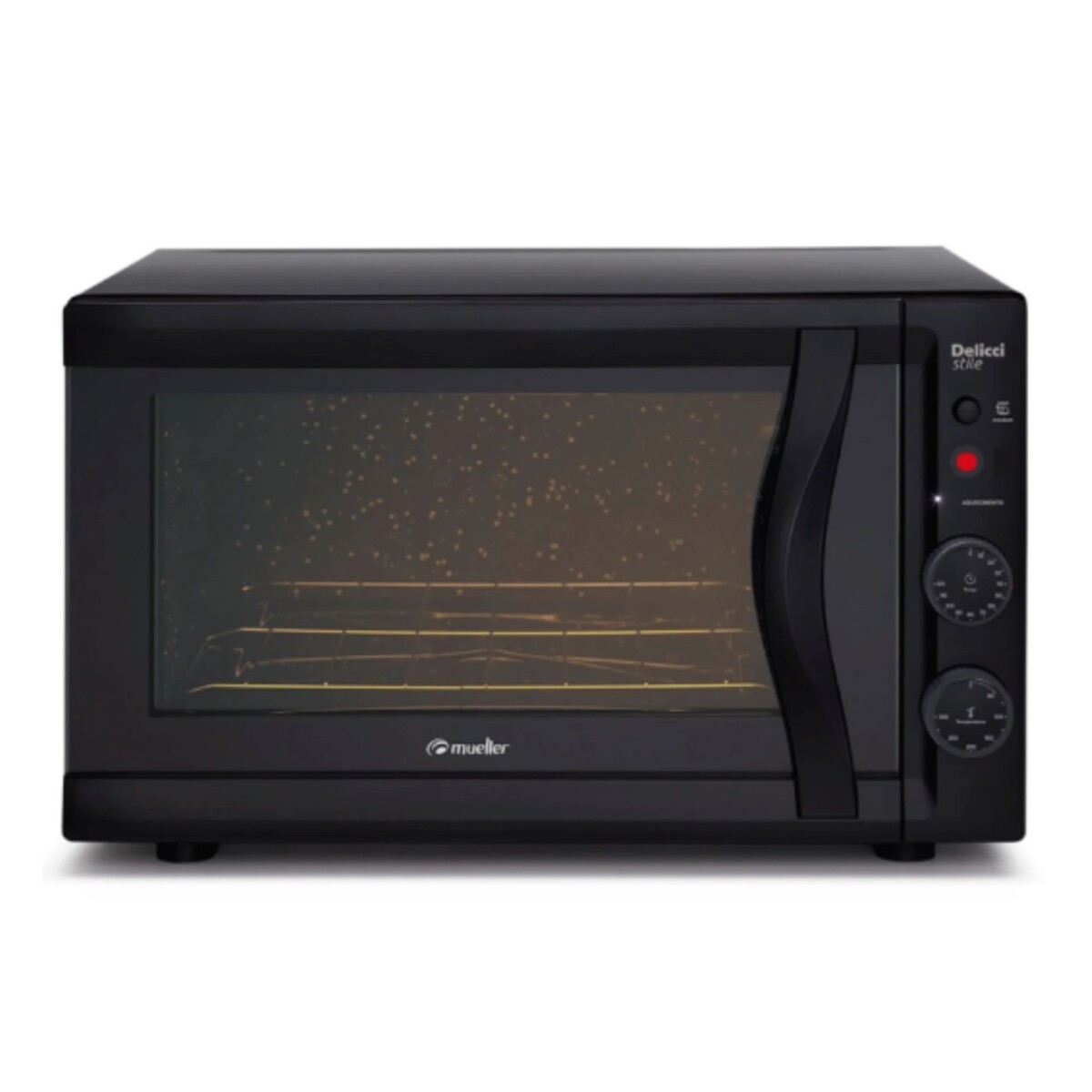 Horno eléctrico Mueller Delicci 44 litros - Negro 