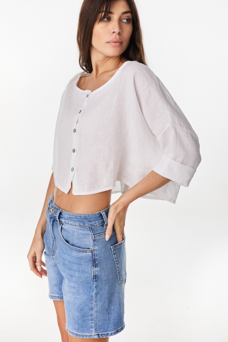 Camisa Fold Blanco