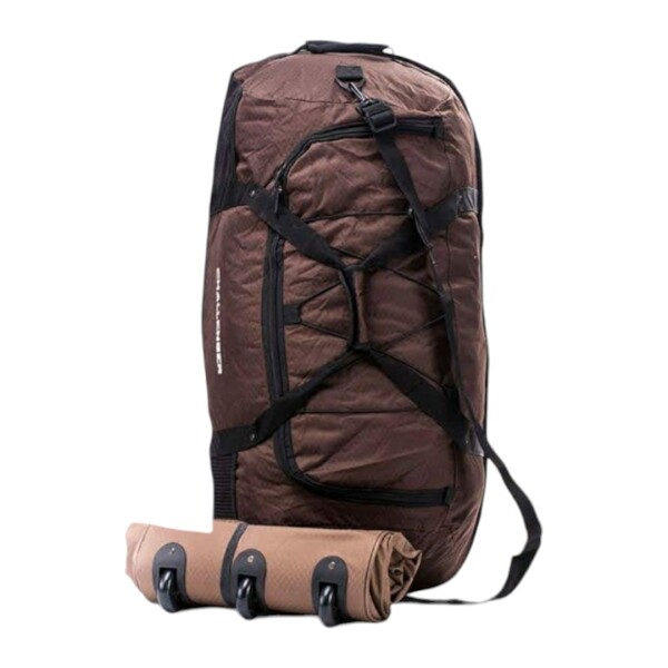 Bolsos Deportivos Con Ruedas Expandible Marron