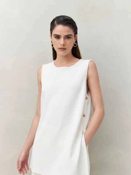 BLUZA D.CASSIN SYDNEY BLANCO