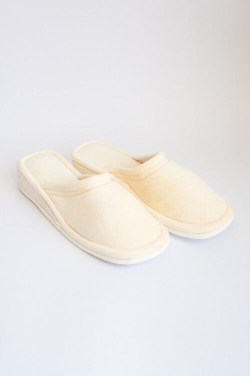 Pantufla con Taco Champagne