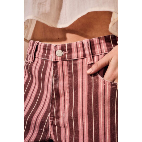 Short Rayado Rosa