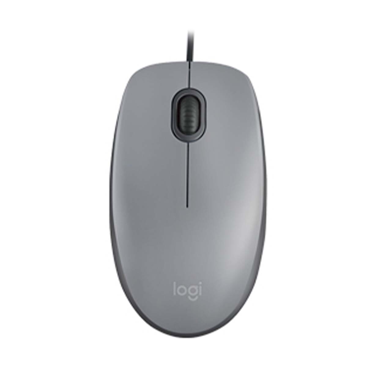 Mouse Cableado Logitech M110 Silencioso 1000dpi - Gris 
