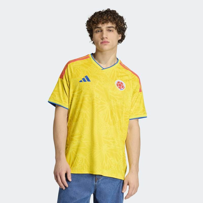 Camiseta Adidas Primera Equipación Colombia 26 Amarillo