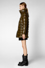 HOODED COAT MARJORIE Verde