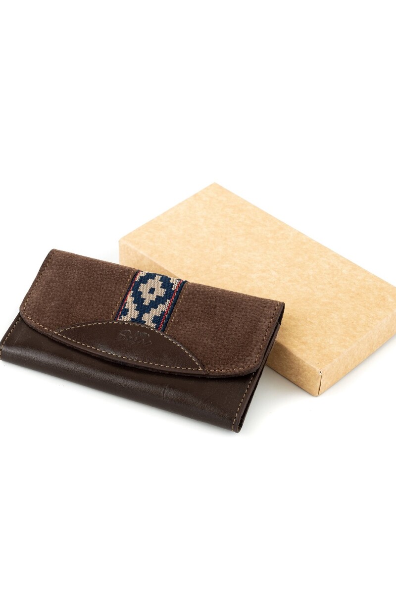 Lujo Rústico: Billetera Cuero Pecarí y Pampa Lujo Rústico: Billetera Cuero Pecarí y Pampa