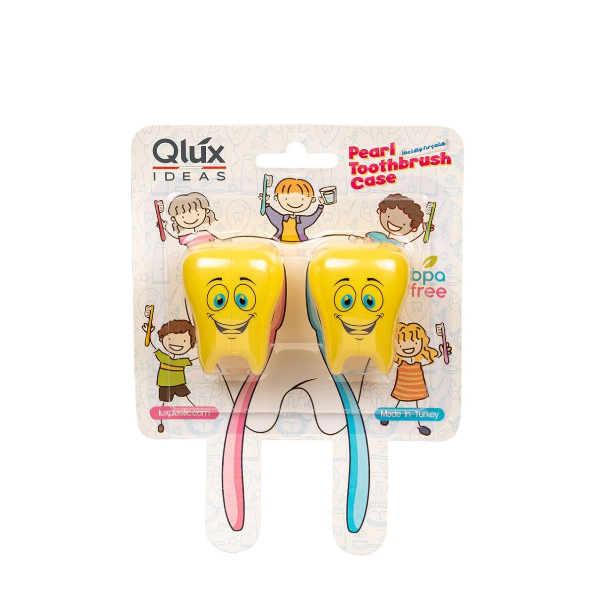 Protector infantil cepillo de dientesx2 QLUX IDEAS 