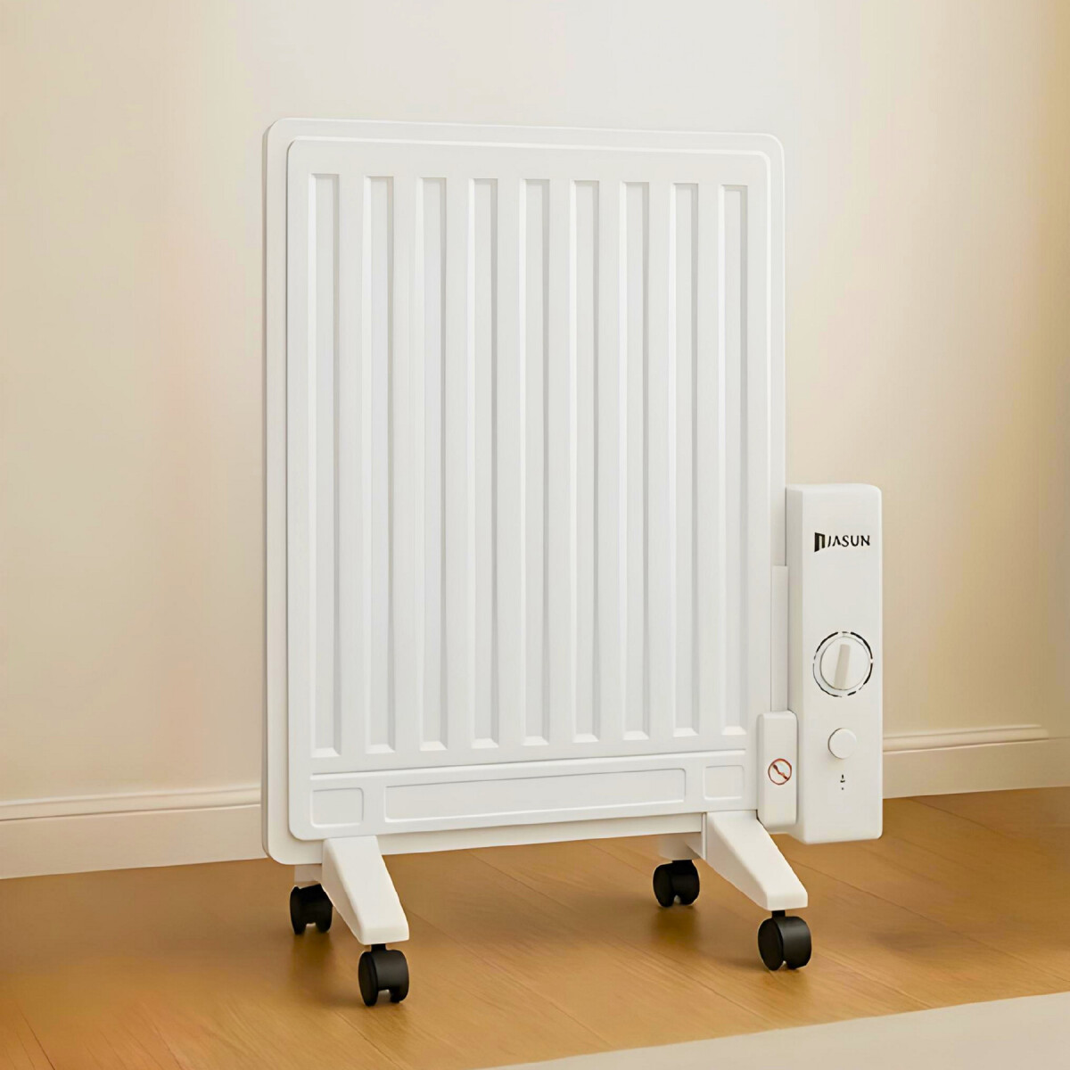 Estufa Radiador Aceite Panel Calefactor 600w Temp. Regulable - Blanco 