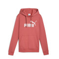 Canguro de Mujer Puma Ess Nº1 Logo Hoodie Rojo - Blanco