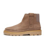 Botas Mid Pull On Mujer Taupe Nubuck