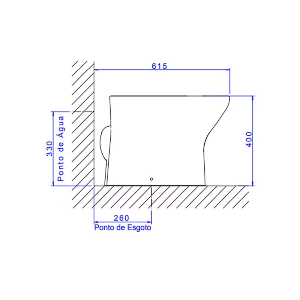 Inodoro corto Axis blanco Inodoro Corto Axis Blanco