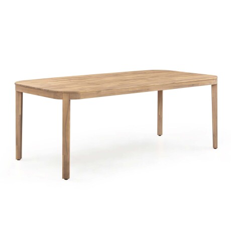 SET DE COMEDOR MADERA-ACACIA NATURAL-BEIGE CRUZ