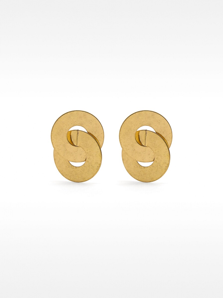 Pendientes Maxi Entrelazados - dorado 