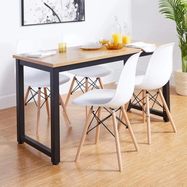 Silla Comedor Cocina Eames Muy Reforzada Premium Nórdica Blanco 1