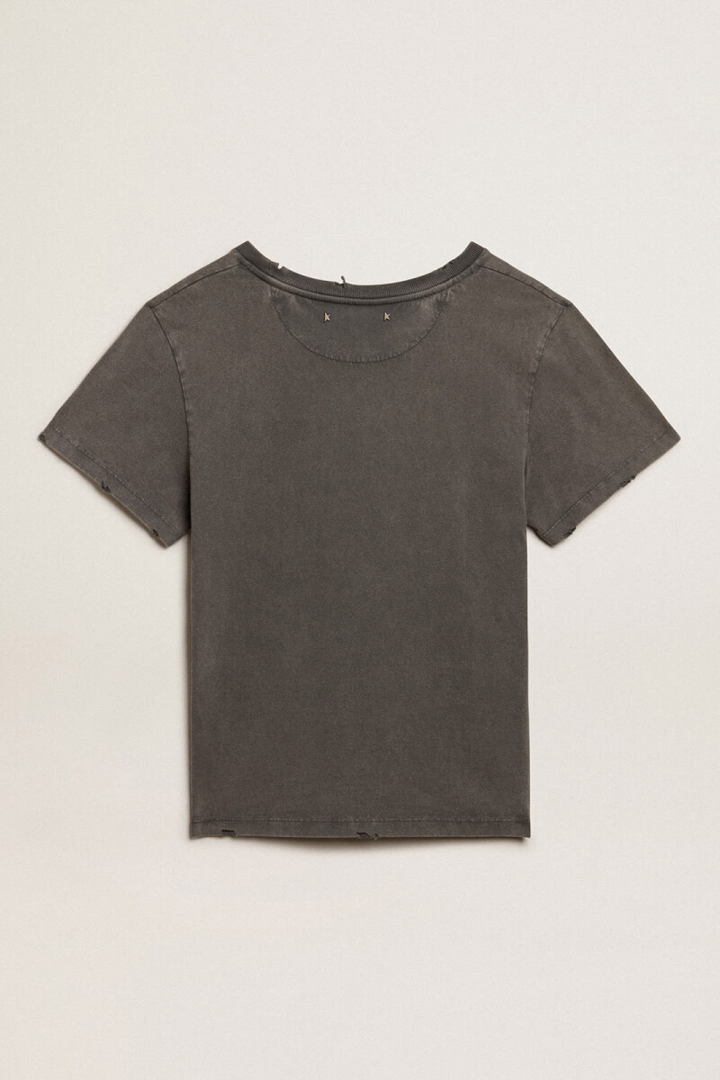 SLIM T-SHIRT Gris Plomo
