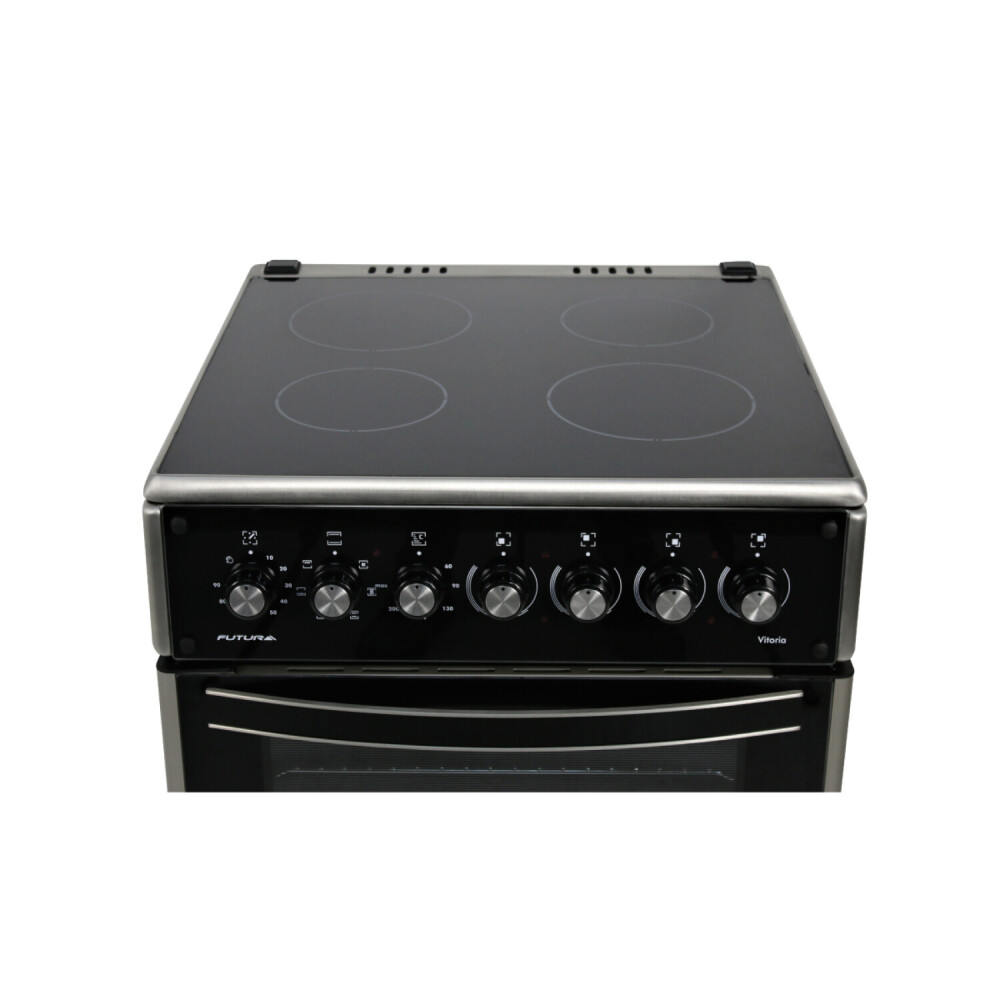 Cocina Vitrocerámica Futura Vitoria Fut60vc4g Negro