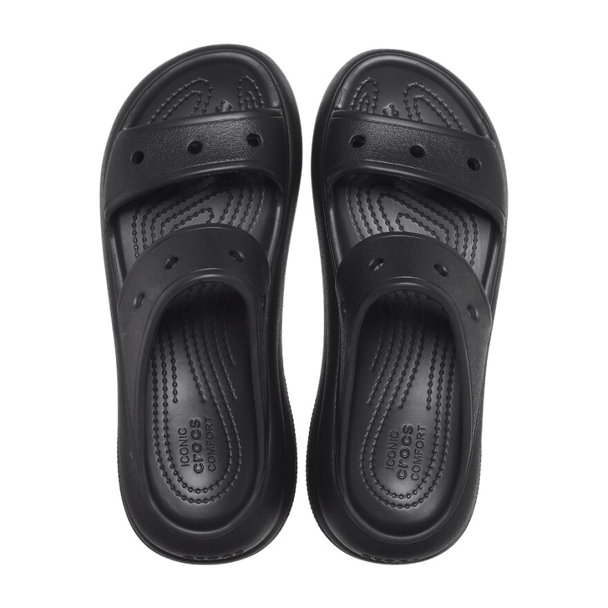 Plataformas Crocs Crush Sandal - Unisex Black