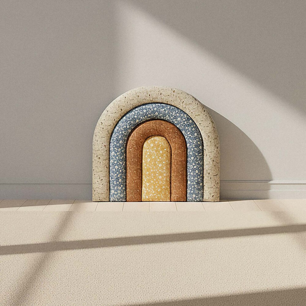 RESPALDO 1 PLAZA ALGODON MULTICOLOR ARCOIRIS