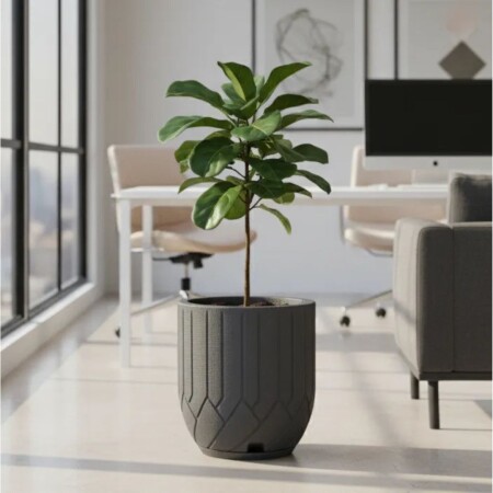 MACETA DECORATIVA TERMINI ARENADA 21 LITROS GRAFITO MACETA DECORATIVA TERMINI ARENADA 21 LITROS GRAFITO