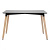 Mesa de Comedor 120x80 - Eames Negro