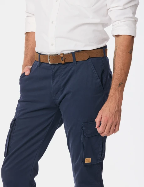 PANTALON CARGO Marino