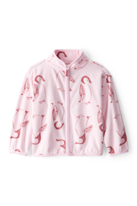 Campera de micropolar, diseño pingüinos Sin color