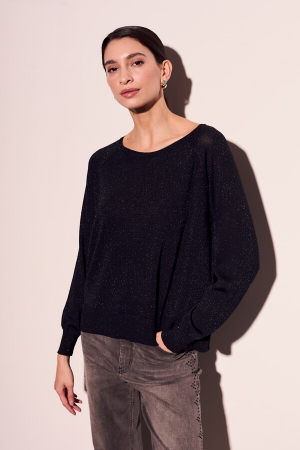 Sweater Lurex Negro