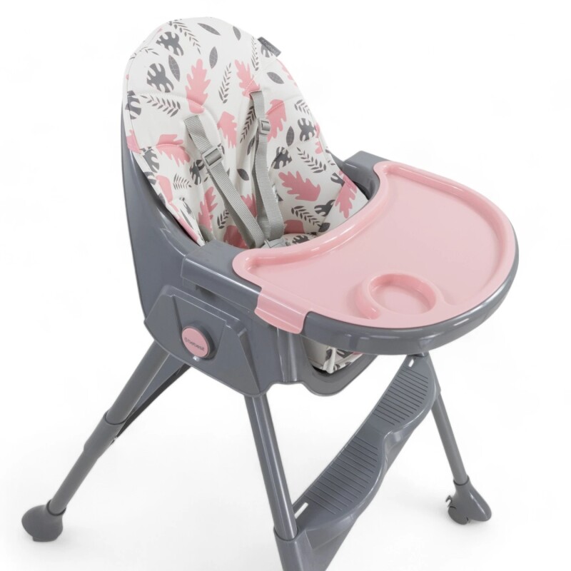 Silla de Comer para Bebes Bebesit Steps con Bandeja 2 en 1 Rosa
