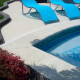 Borde Piscina Atermico Crema Tipo Cemento 40X40Cm GAMAS DE AMARILLO