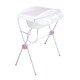 Bañito Catre Plegable para Bebe con Cambiador Bebesit Shower Rosa