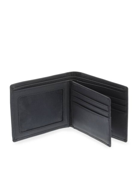 BILLETERA DE CUERO Negro