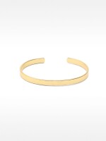 Pulsera Rígida Irregular dorado