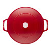 STAUB CACEROLA UNIVERSAL CHERRY 24 CM C/ TAPA CHISTERA STAUB CACEROLA UNIVERSAL CHERRY 24 CM C/ TAPA CHISTERA