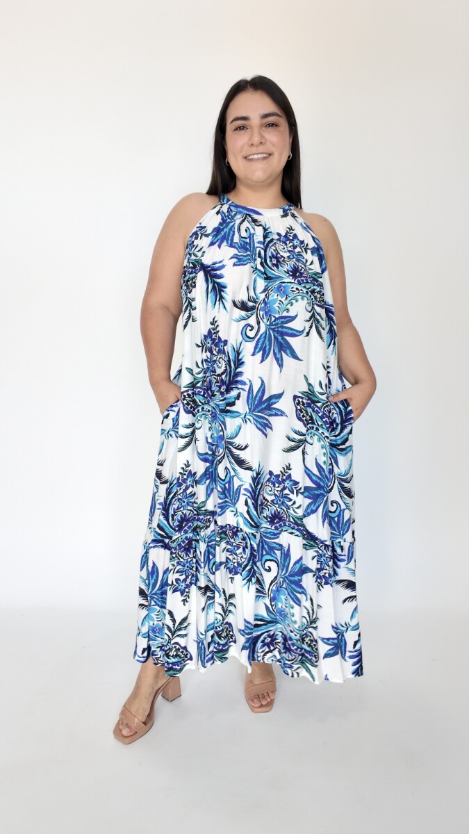 Vestido Norion - Azul 