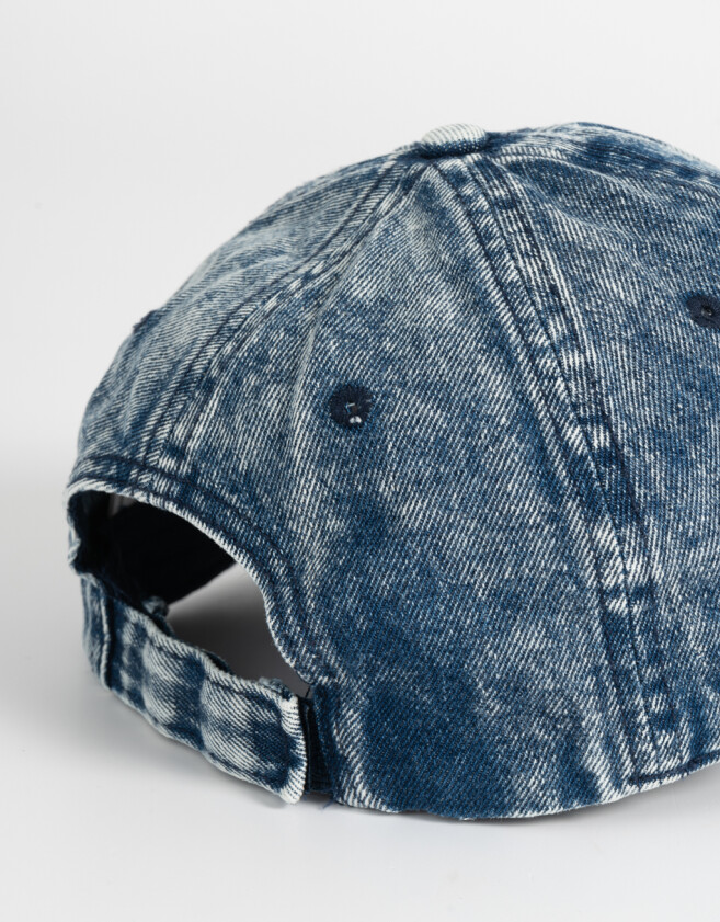 Caps Denim Gorra De Denim Efecto Gastado - Azul Gastado