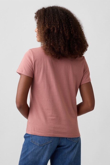 Remera Gràfico Manga Corta Mujer Faded Cedar