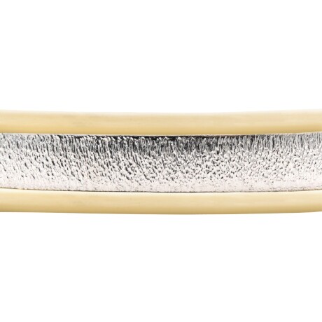 Esclava de plata 925 y double en oro 18 ktes. Esclava de plata 925 y double en oro 18 ktes.