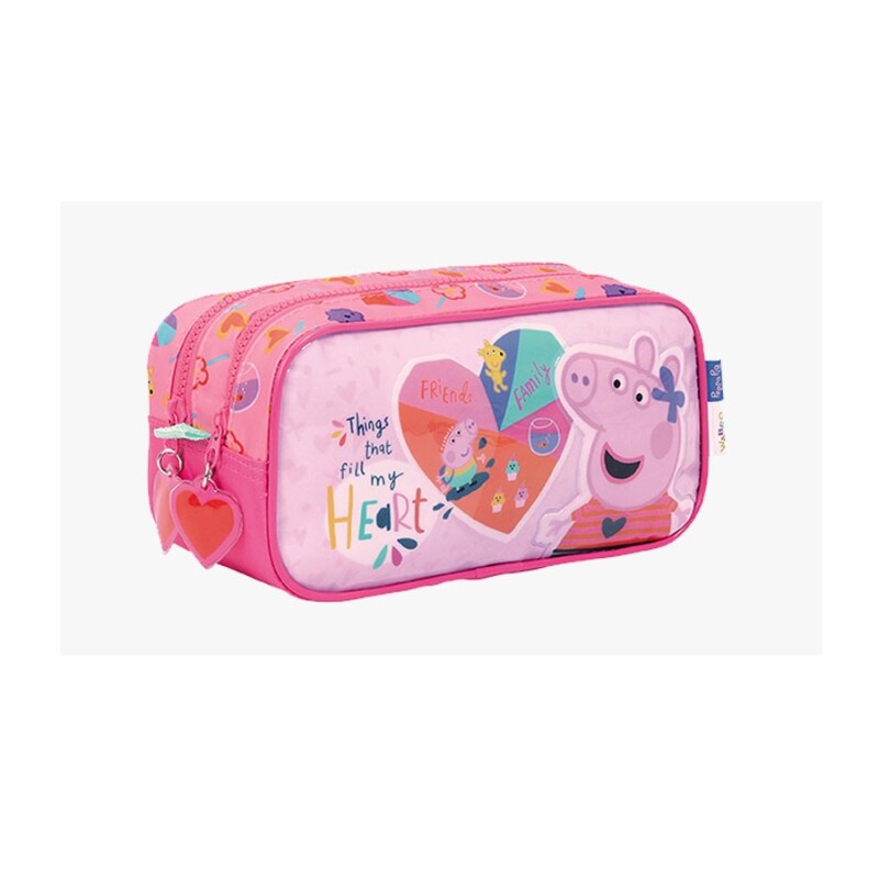 Cartuchera Infantil Peppa Pig Doble Cierre PEPPA PIG CARTUCHERA DE DOBLE CIERRE