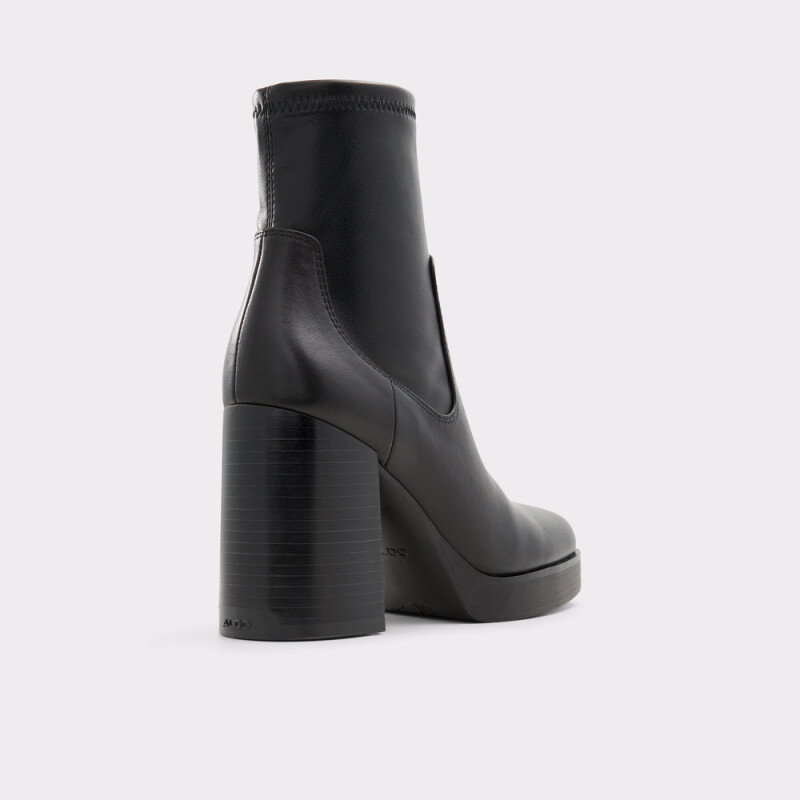 SERAPHICA DARK BROWN LEATHER BLACK