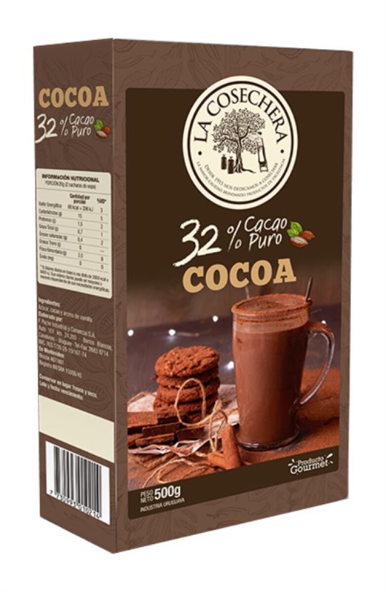 NAT-COCOA LA COSECHERA 32%CACAO 500G 