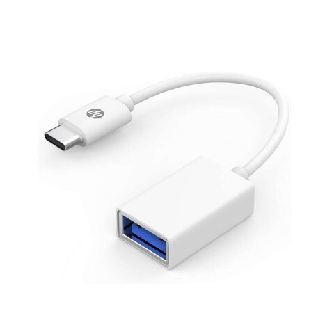Adaptador Usb HP Tipo C Hub Laptop Notebook Alta Velocidad Color Blanco