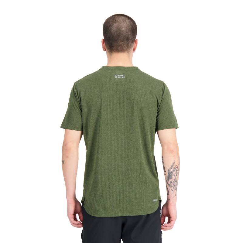 Remera New Balance de Hombre - MT21262KMU GREEN