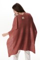 RUANA COTTON ROJO